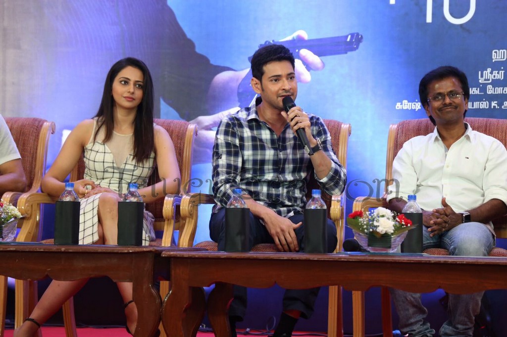Spyder Movie Release Press Meet at Chennai